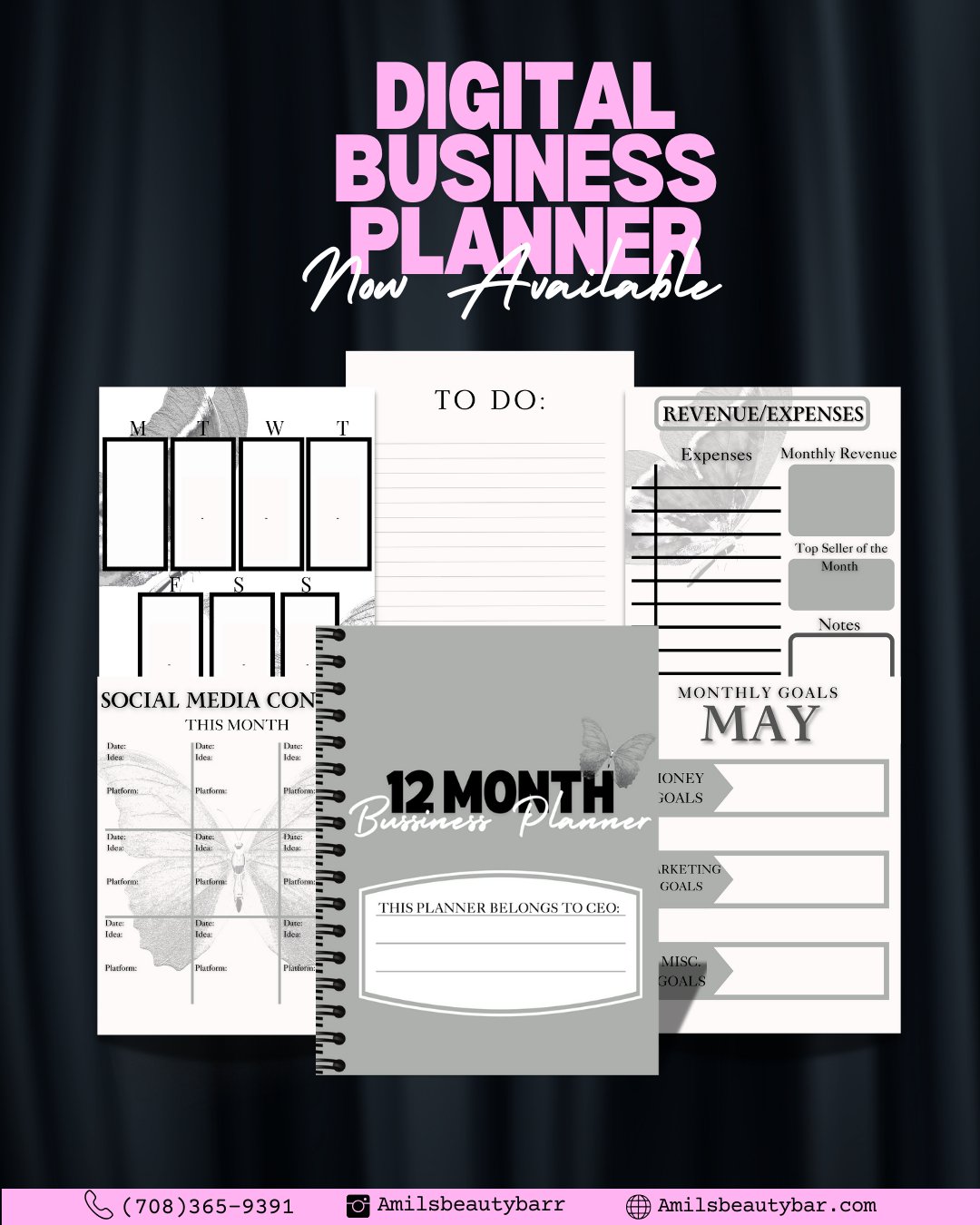 12 Month Business Planner