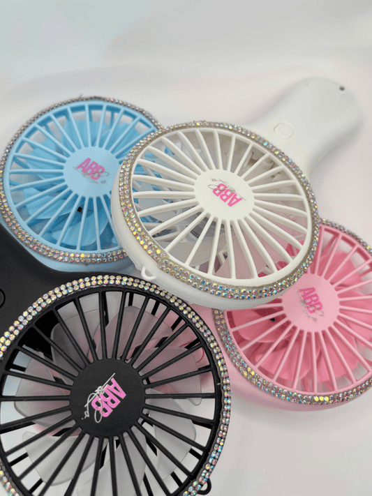 Rhinestone 3-Speed Fan